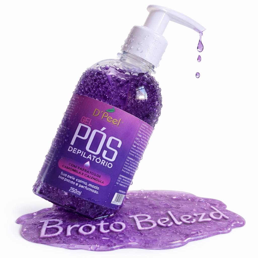 Dpeel Gel Pós Depilatório D-peel Com Extratos Camomila E Calendula 250ml Gel Calmante Pós Epilação