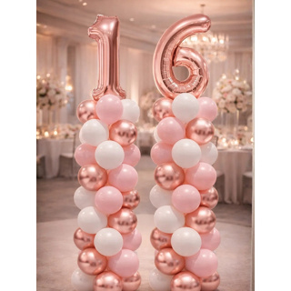 Suporte Coluna Balões 1,50m Estrutura Chão Desmontável Base Decoração Festa Aniversário Casamento em Oferta na Shopee