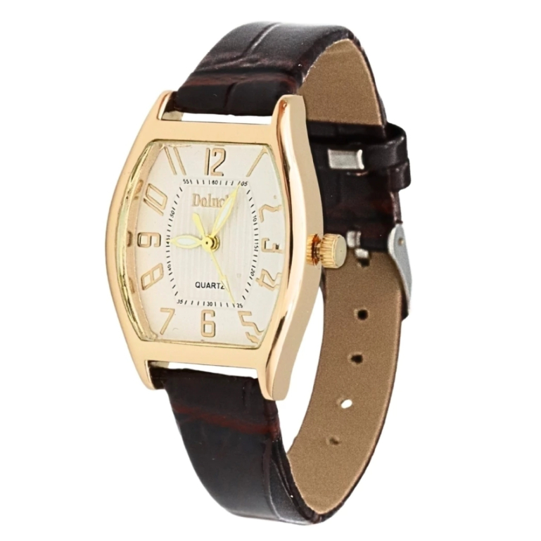 Relógio Feminino Lís White Gold Dark 28mm - Doluck Elegante Premium Blogueira