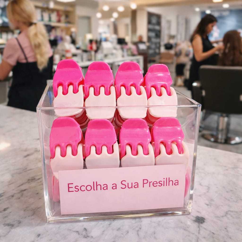 60 Piranha de Cabelo PEQUENA, acessórios  tamanho, cores variadas – Coloridas e Resistentes em Oferta na Shopee