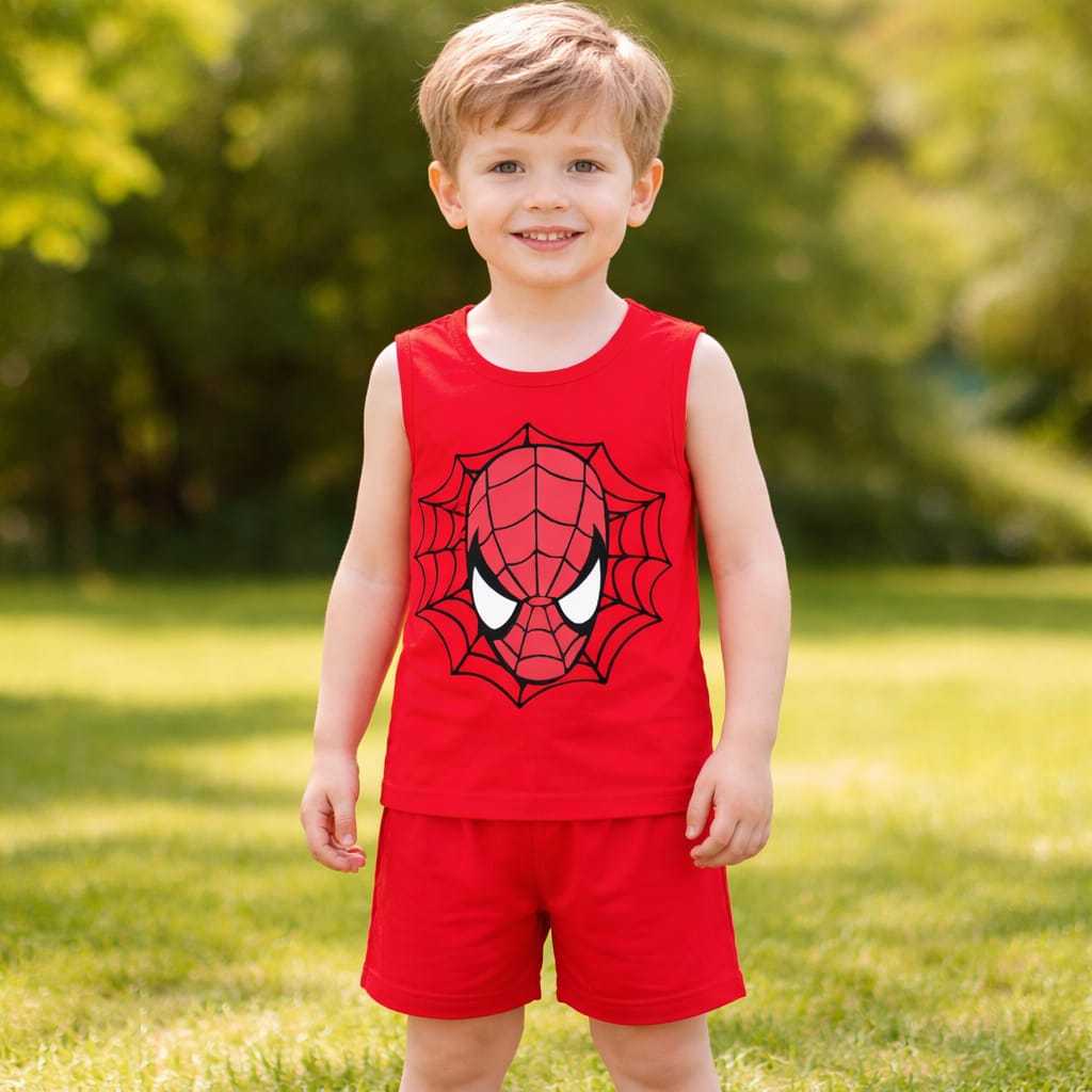 Pijama Infantil  personagem  regata verão menino   1 a 8 anos