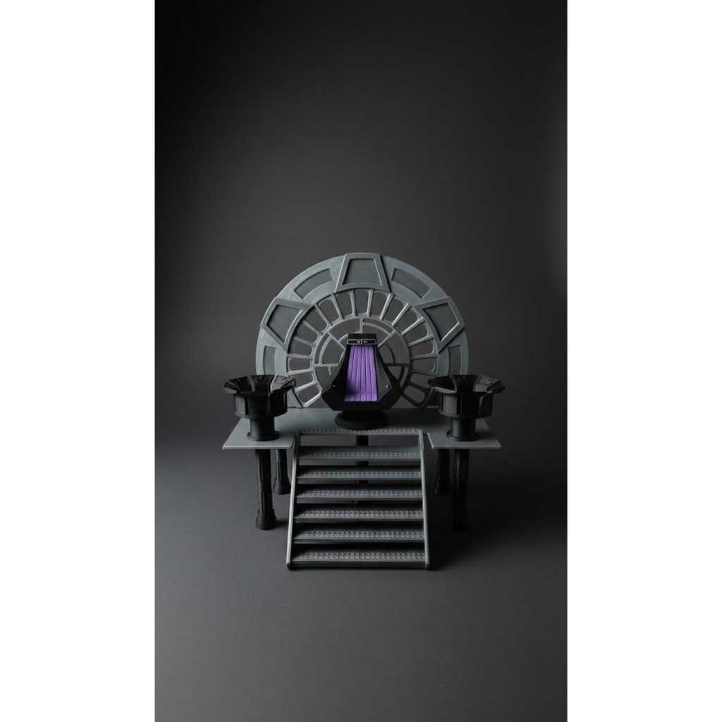 Sala do Imperador Palpatine Diorama 1:12 Black Series Star Wars Impressão 3d Presente estante BS