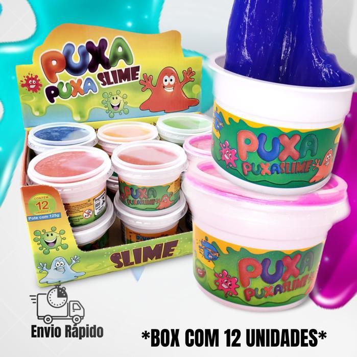 SLIME MASSINHA PUXA PUXA LELECA POTE COM 130g - MAIS VENDIDA, MENOR PREÇO