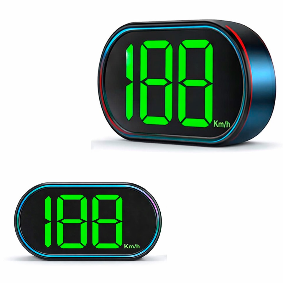 Velocímetro Digital Universal Carro/Moto/Caminhão Via Satélite Hud Smart Gps