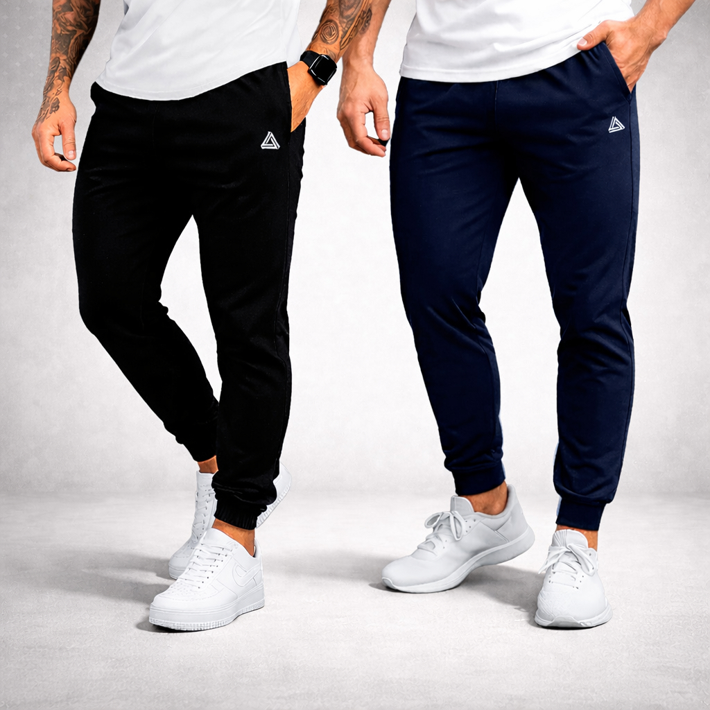 Kit 2 e 1 unidade Calça Masculina M ao G4 Plus Size Helanca Slim Esportiva para Academia em Oferta na Shopee