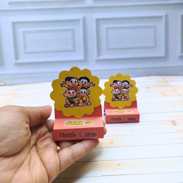 Porta Bis Dublo Personalizados Turma da Monica  Lembrancinhas Personalizadas Caixinhas Aniversario Menino