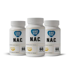 NAC - N Acetil Cisteína Kit com 3 - Amesse