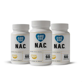 NAC - N Acetil Cisteína Kit com 3 em Oferta na Shopee