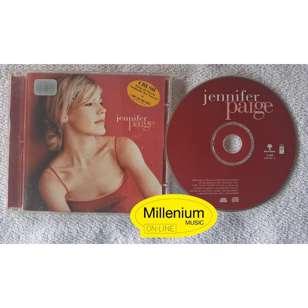 CD Jennifer Paige  Jennifer Paige 1999 Original Gravadora Colecionador Otimo Estado