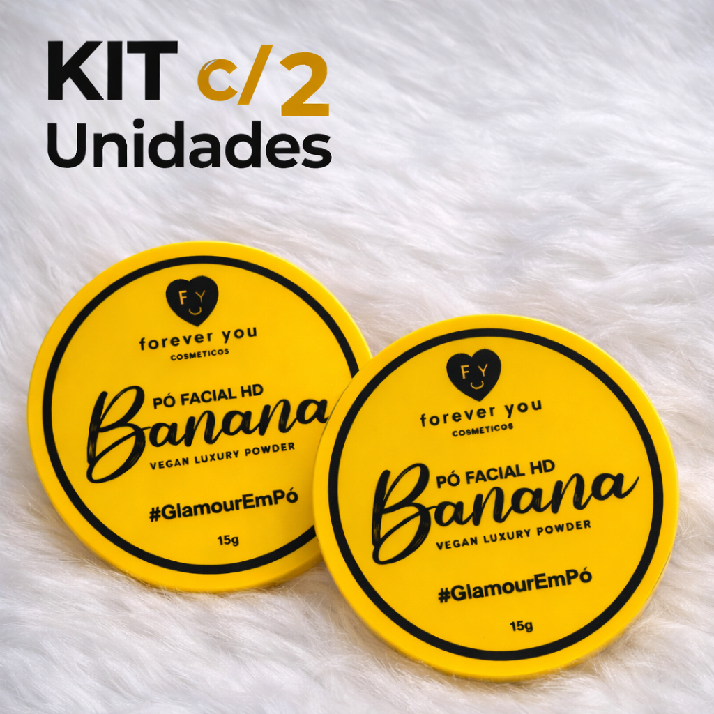 Pó Banana Translúcido Forever you – Acabamento Profissional e Efeito Aveludado