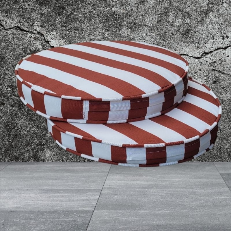 Jogo 2 Almofadas para cadeiras 45cm impermeável Varanda
