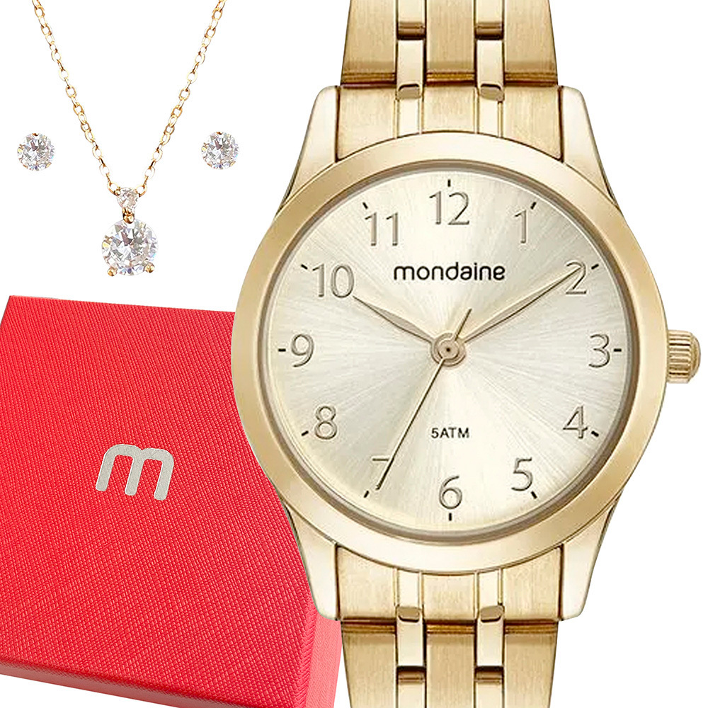 Relógio Mondaine Feminino Prata Garantia 1 Ano Prova Dágua em Oferta na Shopee