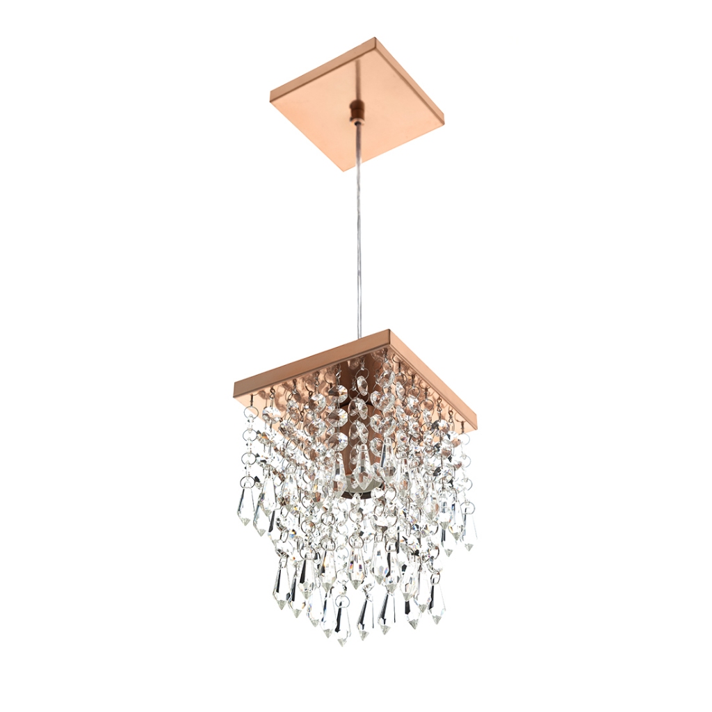 Pendente De Cristal Acrilico Spark Cobre Maravilhoso em Oferta na Shopee