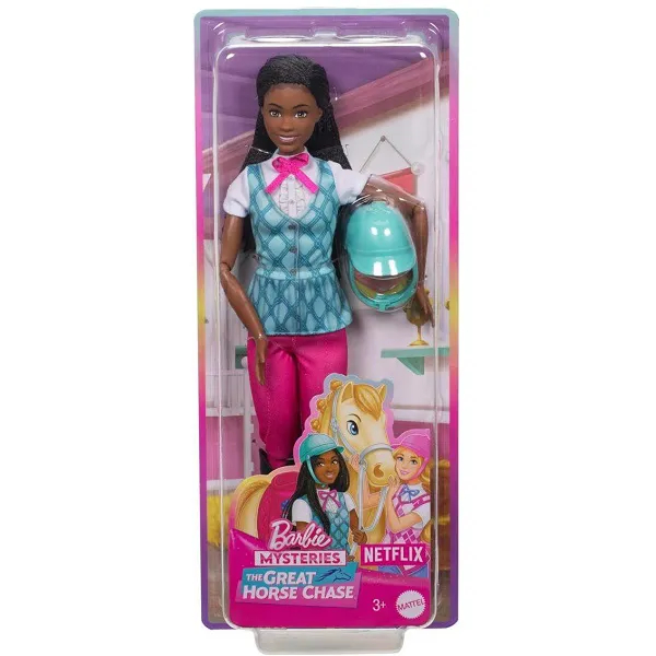 Boneca Barbie Brooklyn A Grande Corrida De Cavalos - Mattel Hxj39 em Oferta na Shopee