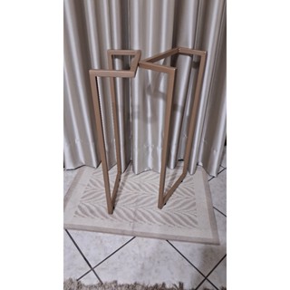 Base Modelo L Para Tampo de Madeira Medidas40/50/60 Cm em Oferta na Shopee