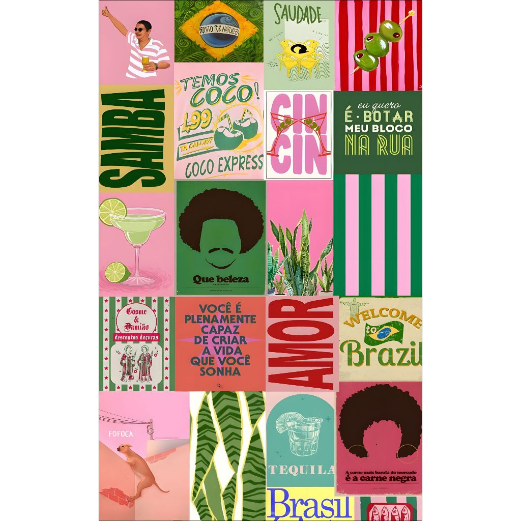 Canga Decorativa Personalizada Tema Brasilidade Coleção Riô