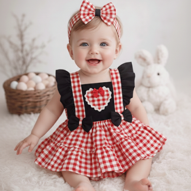 Jardineira Romper Saia Body Xadrez Festa Junina Fazendinha Caipira Roça Festa Infantil Blogueira em Oferta na Shopee