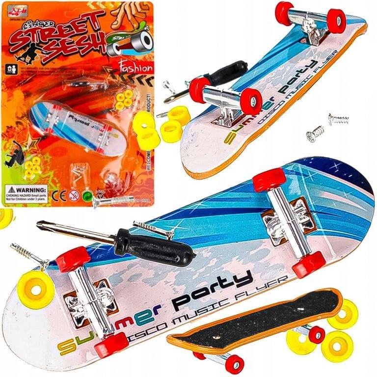 Mini Skate de Dedo Com Ferramentas Para Montar