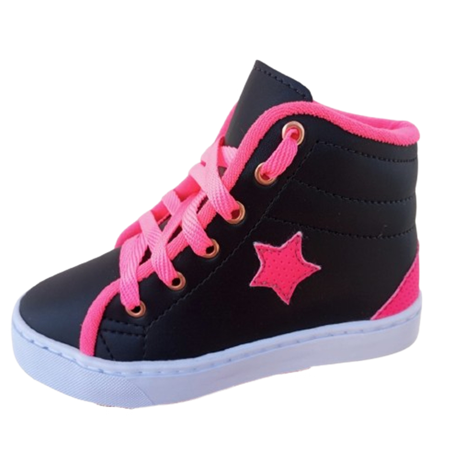 Botinha infantil escola menina e menino desenhos  tenis infantil criança escola passeio em Oferta na Shopee