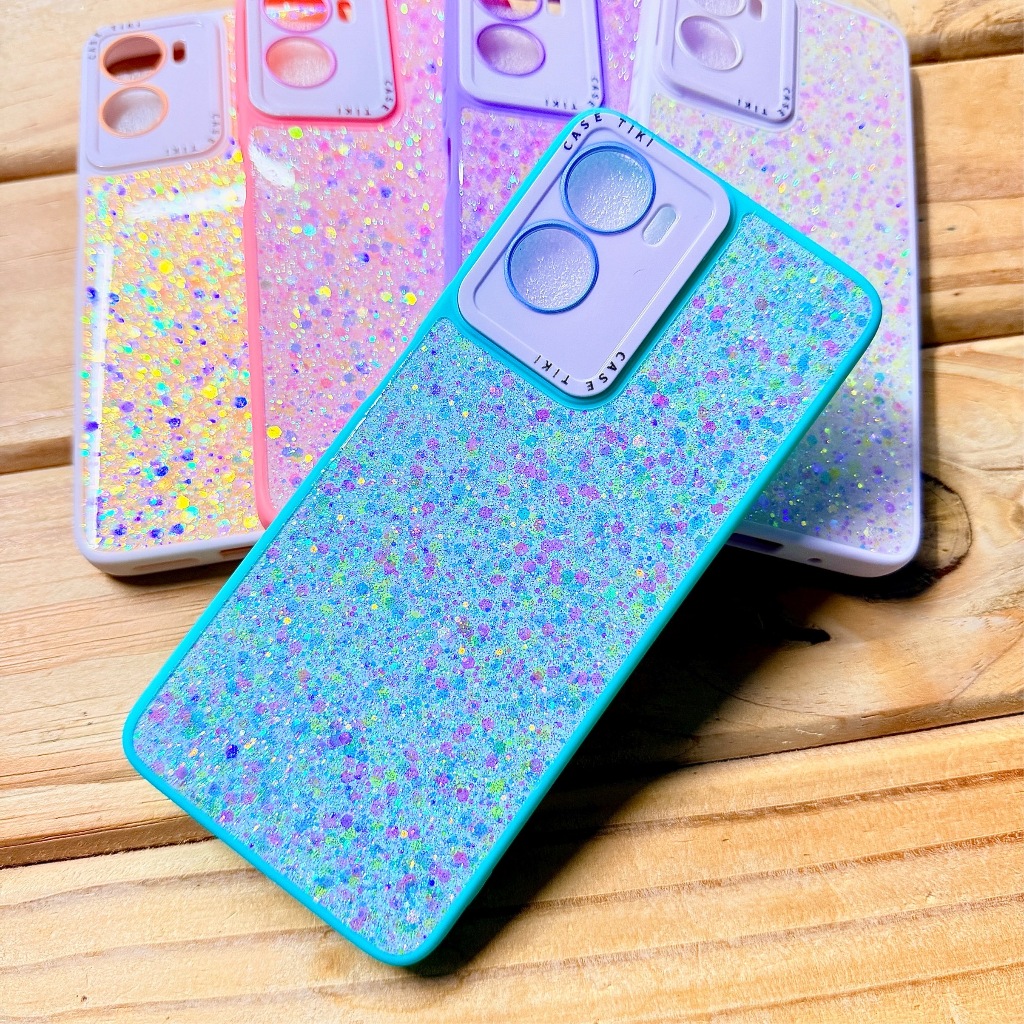 Capa capinha anti impacto com suporte de coração Glitter para motorola Moto G06 / Motorola Moto G05 - Pop Com Glitter