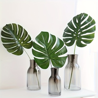 20/30/40 Pcs Folhas De Palma Artificial Tropical De Verao ParaCasamento Luau Selva Havaiana Festa De Aniversario EmCasa em Oferta na Shopee