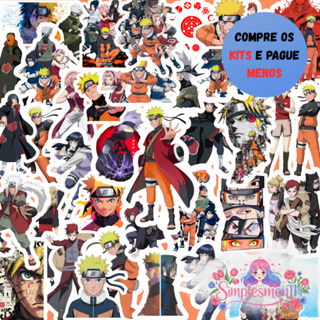 50 Stickers Naruto Anime | Adesivos para Kindle, Planner, Journal e Scrapbook em Oferta na Shopee