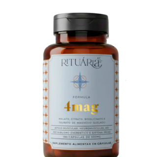 Suplemento Fórmula 4Mag Magnésio Rituária 90 Dias 180 Cápsulas em Oferta na Shopee