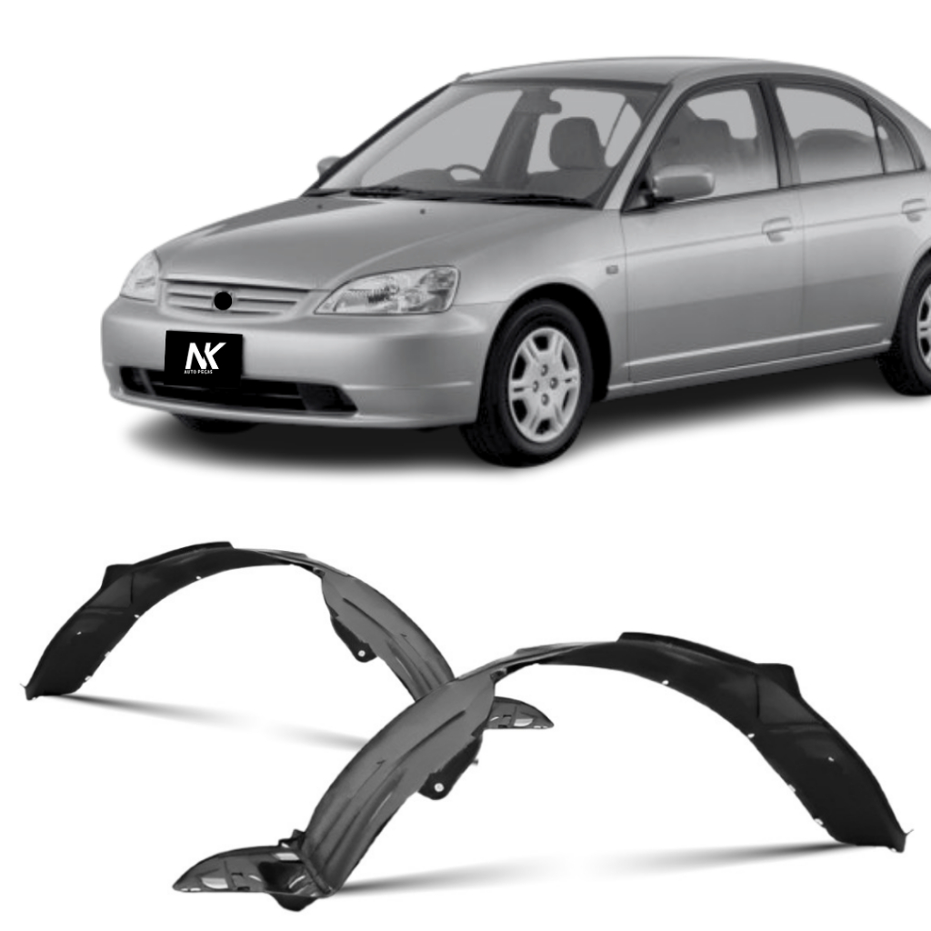 Par/Un Parabarro Dianteiro Civic 2001 2002 2003 ASA URUBU MORCEGAO FORRO
