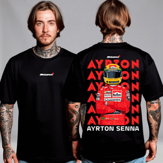 Camiseta Masculina Camisa Algodão Estampa Ayrton Estampa Strettwear Senna Formula 1 em Oferta na Shopee
