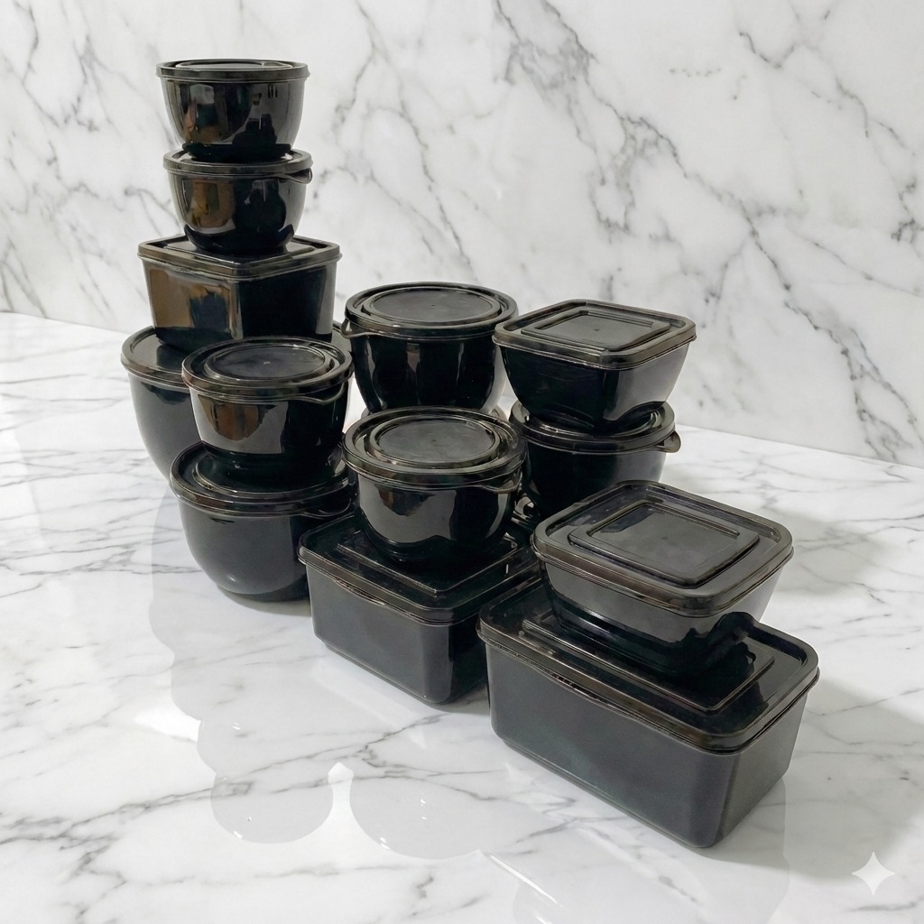 15 potes variados organizadores