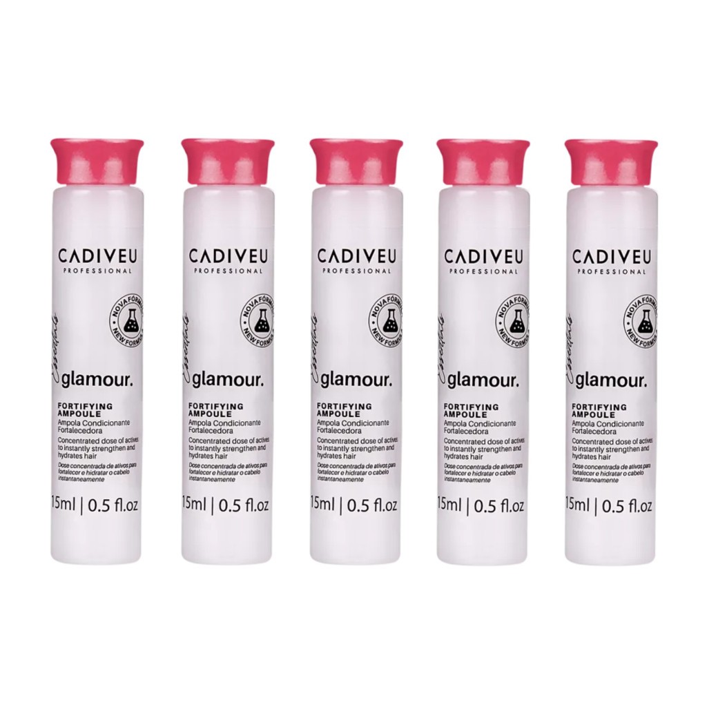 Cadiveu Glamour 5 Ampolas de 15ml Cada
