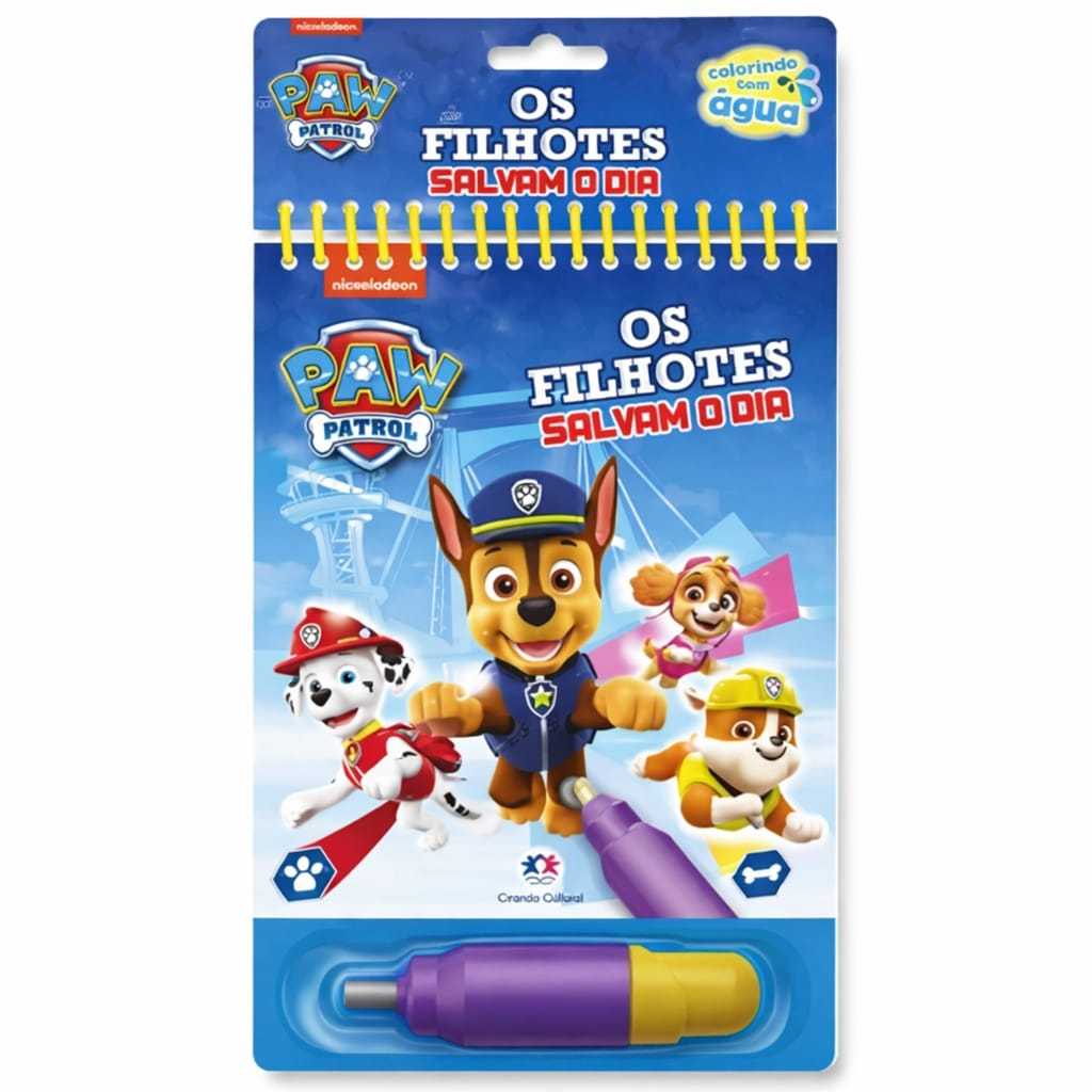 Livro mágico colorir infantil Aquabook - Patrulha Canina | Princesas | Hot Wheels | Pequeno Principe em Oferta na Shopee