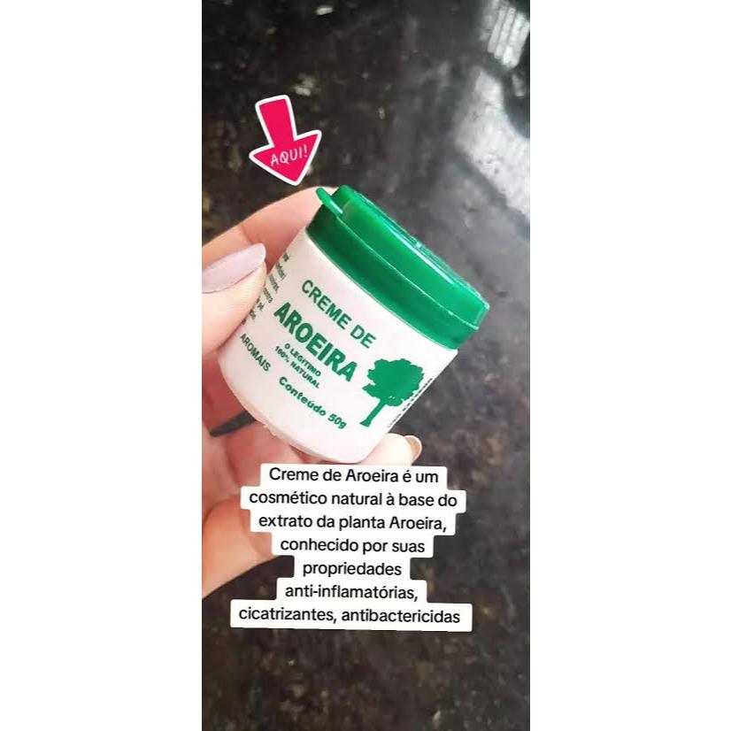 1 unidade pomada creme de aroeira - combate espinhas, frieira, micoses e infecções em geral!