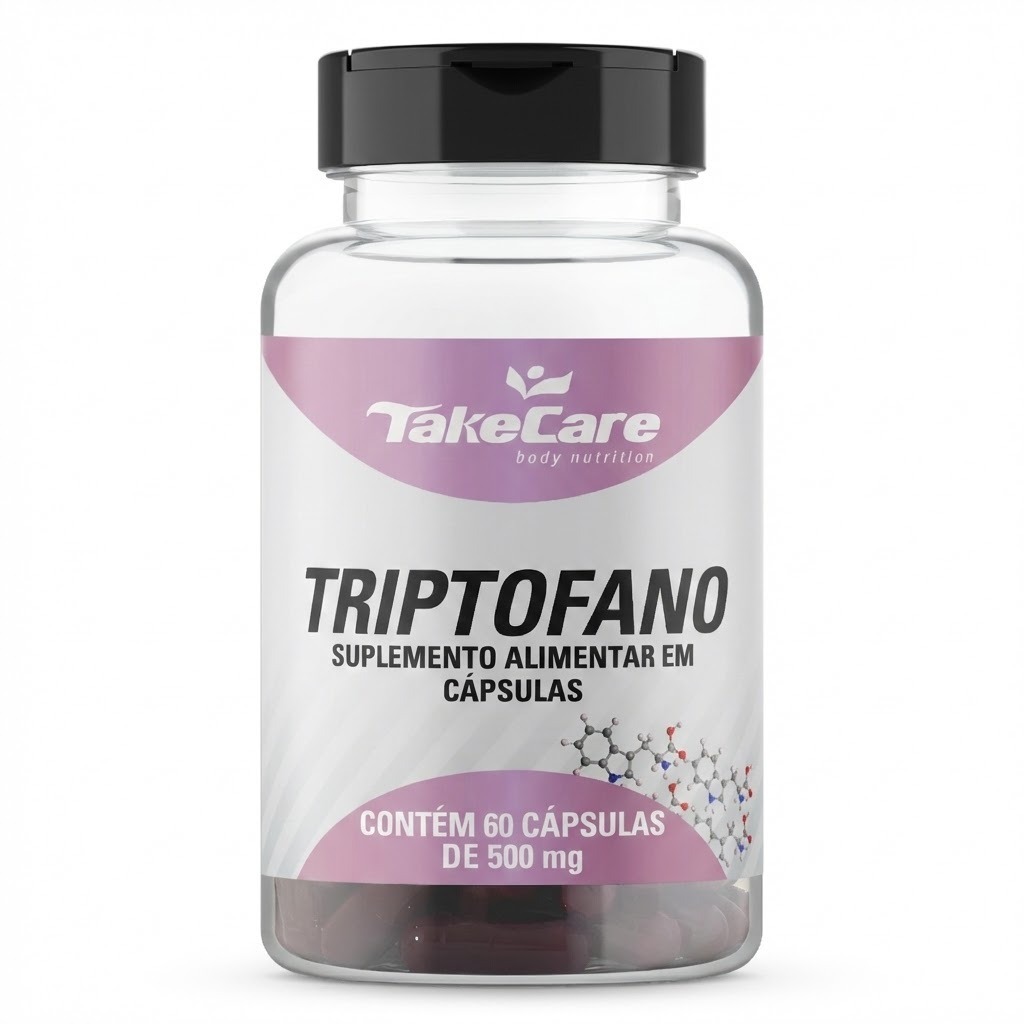 Triptofano Take Care 60 Cápsulas - Suporte para o Bem-Estar e Equilíbrio do Humor