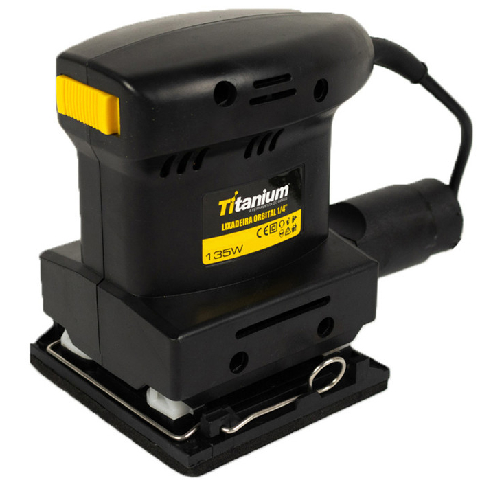 Lixadeira Orbital Treme Trema 135w 1/4 Madeira Ferro Parede 110v/127v acompanha 