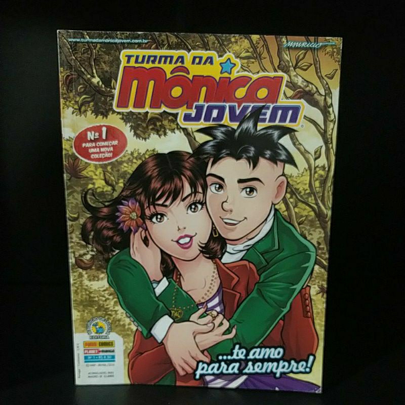 Turma da Mônica Jovem segunda série volume 1 ... te amo para sempre! - mangá usado