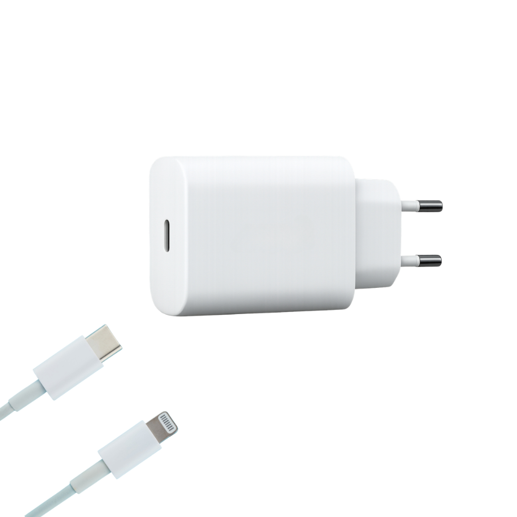 CARREGADOR CABO USB-C + LIGHTNING  FAST PD 20W mxt