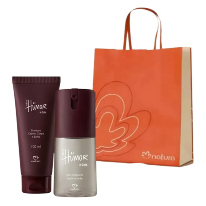 Presente Humor a Dois Natura - DEO CORPORAL E SHAMPOO