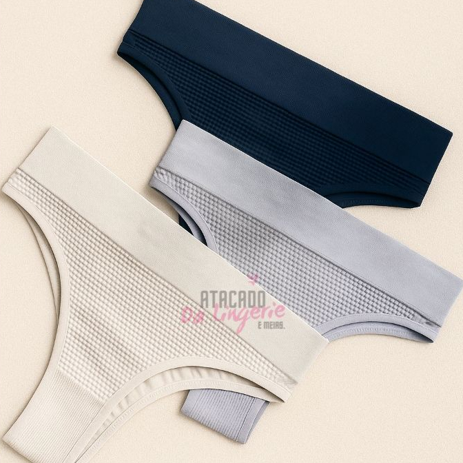 Kit 2 Calcinha Cinta Modeladora importada Reduz Medidas Compressão Feminina Cós 8cm em Oferta na Shopee