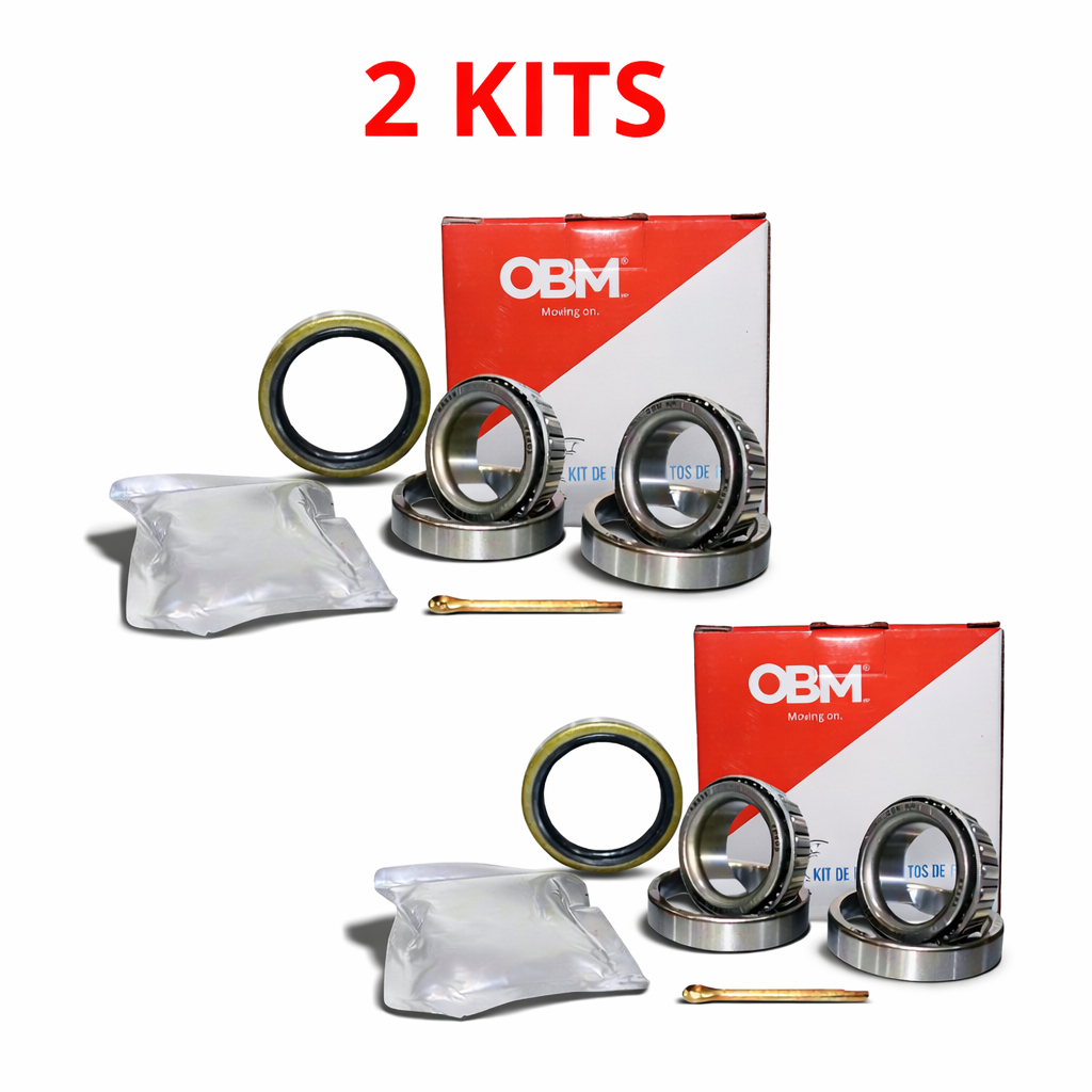Par Kit Rolamento Traseiro Obm K533A Escort Fiesta Ka Verona Logus com graxa 1.0 1.3 8v