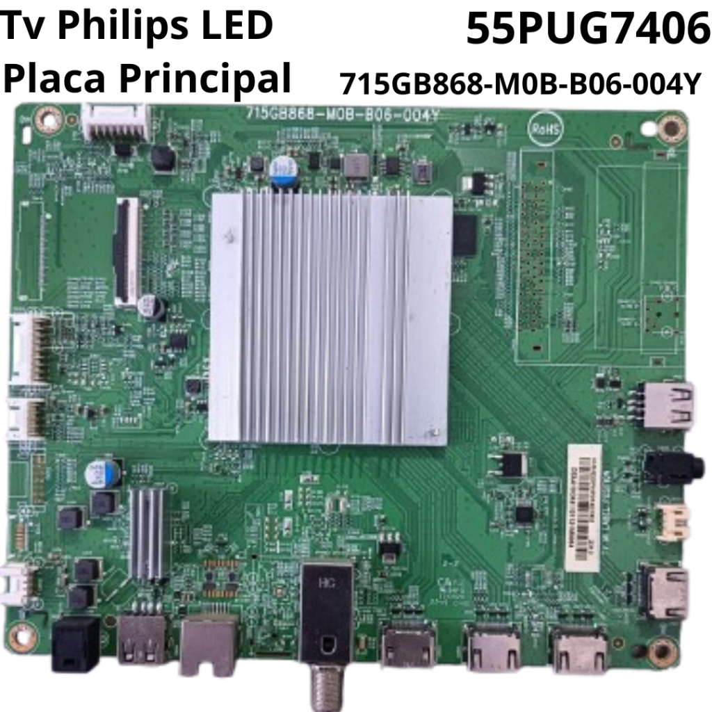 3157 Placa Principal para tv Philips LED Modelo: 55PUG7406