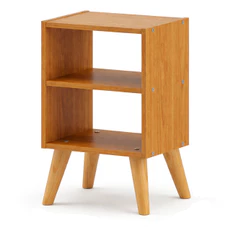 Mesa De Cabeceira Mesinha Quarto Pés Retro Nicho Prateleira Várias Cores