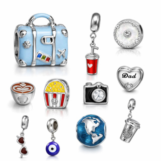 Charm Berloque Separador Aço Inox Premium Alta Durabilidade Compatibilidade Universal Estilo Europeu em Oferta na Shopee