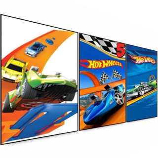 Quadros Decorativos Hot Weels Para Sala Quarto Escritório Decoração em Oferta na Shopee