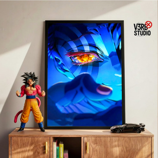 Quadro grande com Moldura Demon Slayer Poster Decorativo Anime Quarto Tanjiro akaza Infinity Castle em Oferta na Shopee