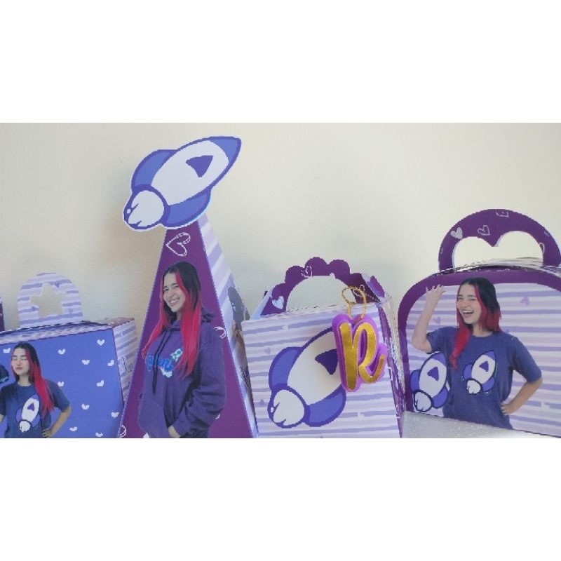 Personalizados Emilly Vicky 20 peças Ketlen lembrancinha caixinhas de aniversário kit festa