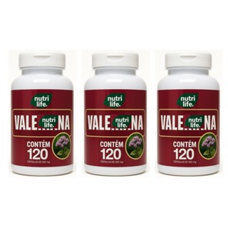 3Un VALE PAZ/SOSSEGO/CALMA/SONO 120 CAPSULAS 500MG em Oferta na Shopee