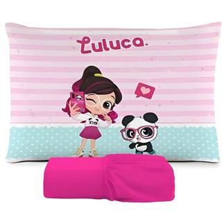 JOGO DE LENÇOL INFANTIL DE LUXO DA LULUCA FRONHA TRAVESSEIRO LENÇOL DE ELASTICO MENINA em Oferta na Shopee