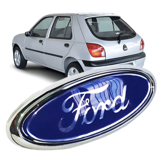 Emblema CURVADO Traseiro Porta Mala da Fechadura - Ford Fiesta Street - 130762