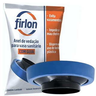 Anel de Vedação Vaso Sanitário Evita Mal Cheiro Firlon com Guia – Vedação Segura e Fácil Instalação em Oferta na Shopee